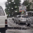 В Иркутске на перекрестке улиц Красноярской и Советской провалился асфальт - Baikal24.Ru