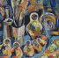 Лбова Оксана Валерьевна,1984, г. Черемхово, НАТЮРМОРТ С МАТРЕШКОЙ, смешаная техника,70х59,2020 - Музей истории города Иркутска