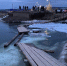 Пешеходный мост через реку Лену снесло в Жигаловском районе - ИА Альтаир