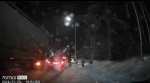 Появилось видео момента массового ДТП в районе Ангарска