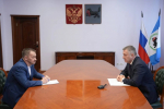 Губернатор Иркутской области встретился с мэром Киренского района