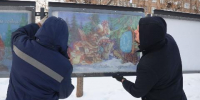 Пешеходную часть улицы Кирова в Братске стенды в ретро-стиле - Baikal24.Ru