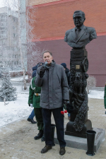 Открытие памятника Вячеславу Трубникову в Иркутске