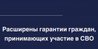 Расширены гарантии лиц, принимающих участие  в специальной военной операции - УФССП