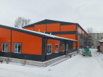 Основные работы по возведению модульного спорткомплекса завершены в Черемхово