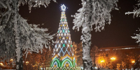 Елка в сквере Кирова. Фото Маргариты Романовой, IRK.ru - Irk.Ru