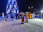 Перед Новым годом на благоустроенных общественных пространствах Черемхово прошли праздничные мероприятия