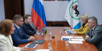 Игорь Кобзев и Рушан Сахбиев обсудили совместную работу в 2025 году - IrkutskMedia.Ru