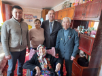 Вручение юбилейных медалей в Баяндаевском районе