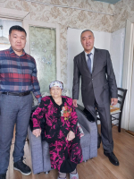 Вручение юбилейных медалей в Баяндаевском районе
