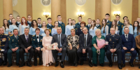 Кадетский бал ко Дню Защитника Отечества прошёл в Ангарске - МЧС Иркутской области