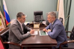 Игорь Кобзев обсудил подготовку Приангарья к пожароопасному сезону с главой Рослесхоза Иваном Советниковым