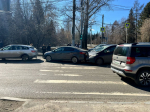 Массовое ДТП с участием четырех автомобилей произошло на перекрестке в Иркутске