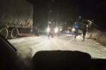 В Тайшетском районе большегруз врезался в фуру и загорелся, есть погибший