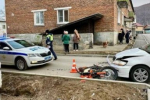 Автомобиль "вылетел" с трассы на Байкальском тракте