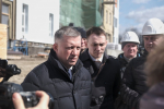 Игорь Кобзев посетил строящуюся поликлинику в предместье Рабочее в Иркутске
