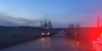 Место ДТП. Скриншот видео пресс-службы Госавтоинспекции Иркутской области - Irk.Ru