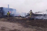 Пожар потушили в деревне Егоровщина Иркутского района