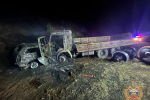 В Тайшетском районе водитель «Тойоты» и два пассажира погибли в аварии с КАМАЗом