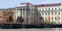 Сотрудники МЧС России приняли участие в военном параде, посвященном 80-летию Великой Победы - МЧС Иркутской области
