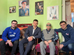 молодогвардейцы из иркутска навестили и поздравили 106-летнего ветерана великой отечественной войны василия филипповича дыгая с днём победы картинки мгер