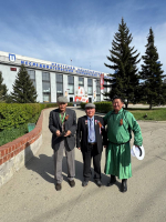 Выпускники Иркутского политеха из Монголии посетили родной вуз в дни празднования Великой Победы