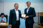 Руководитель стратегического проекта ИРНИТУ «Химический конструктор» Денис Чусов встретился со студентами и научными сотрудниками