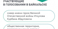В Байкальске на Всероссийское голосование за выбор объектов благоустройства предложены Сквер имени героя ВОВ и общественная территория возле городской библиотеки - Министерство жилищной политики, энергетики, транспорта и связи