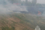 Водитель пострадал в результате возгорания школьного автобуса