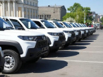 Игорь Кобзев вручил 47 автомобилей "Нива" медучреждениям Иркутской области