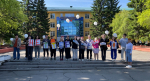 Студенты первого курса Агрономического факультета провели флешмоб «Мы против террора» фото