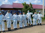 Более 150 гектаров леса расчистили участники волонтёрского лагеря «Прибайкальский рубеж» в Иркутской области