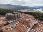 Внутренние отделочные работы идут в новом микрорайоне в Усть-Куте
