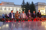 Митинг, посвященный Дню памяти и скорби, прошел в Иркутске у мемориала «Вечный огонь Славы»
