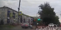 Момент аварии. Скриншот видео из группы «ДТП 38RUS Иркутск» ВКонтакте - Irk.Ru