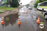 В Иркутске автокран столкнулся с троллейбусом