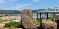 Стелу в память о перекрытии Ангары заложили на Братском водохранилище - Baikal24.Ru