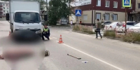 В Усолье-Сибирском 70-летний водитель грузовика насмерть сбил пешехода - КП-Иркутск