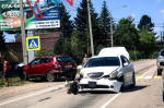 Две иномарки столкнулись на Байкальском тракте вблизи Бурдаковки