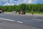 Две иномарки столкнулись на Байкальском тракте вблизи Бурдаковки
