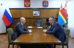 Виктор Пинский провел рабочую встречу с губернатором Калининградской области