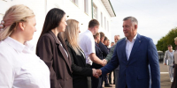 Рабочая поездка. Фото пресс-службы правительства региона - Irk.Ru