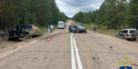 Пять человек пострадали в столкновении трех машин на сельской дороге в Бурятии - Baikal24.Ru