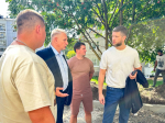 Ремонт подпорных стен, лестниц и арок ведется в Университетском (фоторепортаж)