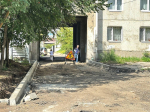 Ремонт подпорных стен, лестниц и арок ведется в Университетском (фоторепортаж)