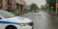Место аварии. Скриншот видео Госавтоинспекции Иркутска - Irk.Ru