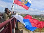 Росгвардейцы Приангарья приняли участие в праздновании Дня Государственного флага Российской Федерации
