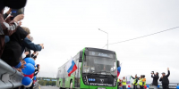 Путепровод через железную дорогу открыли на станции Батарейной в Иркутске - Weacom.Ru