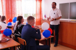 Председатель ЗС Приангарья провел открытый урок для старшеклассников Черемховского района