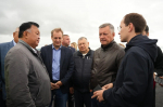 В Баяндаевском районе Иркутской области завершают ремонт моста через реку Каменка